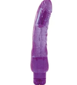 Błyszczący gruby wibrator Jelly