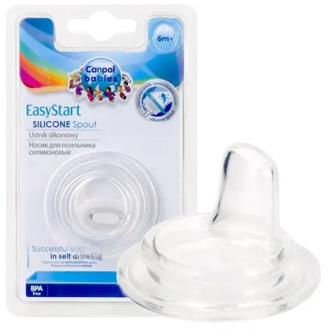 CANPOL Silikonowy ustnik do szerokiej butelki easystart 1 sztuka