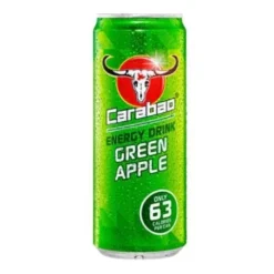 Carabao tajski napój energetyczny o smaku zielonego jabłka green apple 330ml