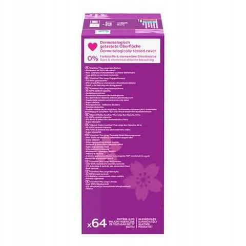 CAREFREE Plus Large wkładki higieniczne Unscented 64szt