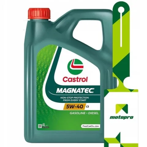 CASTROL Magnatec C3 5W40 4L + ZAWIESZKA GRATIS