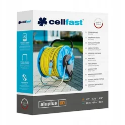 CELLFAST STOJAK ZWIJACZ BĘBEN STATYW WÓZEK NA WĄŻ OGRODOWY 60M-1/2 30M-3/4