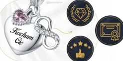 CHARMS SERCE srebro 925 NIESKOŃCZONOŚĆ GRAWER charms nieskończoność pr S925