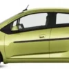 Chevrolet Spark 10-15 - Listwy CZARNE Boczne Drzwi
