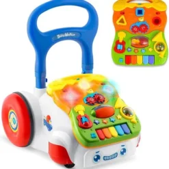 Chodzik edukacyjny z muzyką 2w1 RK-744 Ricokids biały