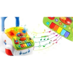 Chodzik edukacyjny z muzyką 2w1 RK-744 Ricokids biały
