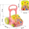 Chodzik edukacyjny z muzyką 2w1 RK-744 Ricokids różowy