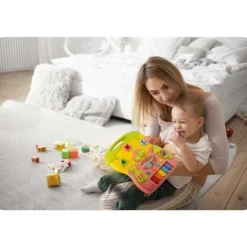 Chodzik edukacyjny z muzyką 2w1 RK-744 Ricokids różowy