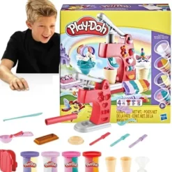CIASTOLINA ZESTAW DLA DZIECI Play-Doh MAGICZNA LODZIARNIA HASBRO 3+