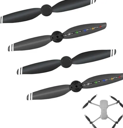Ciche Śmigła LED 2 Pary do Mavic Air 2 Kolorowe Światła Nocne Akcesoria