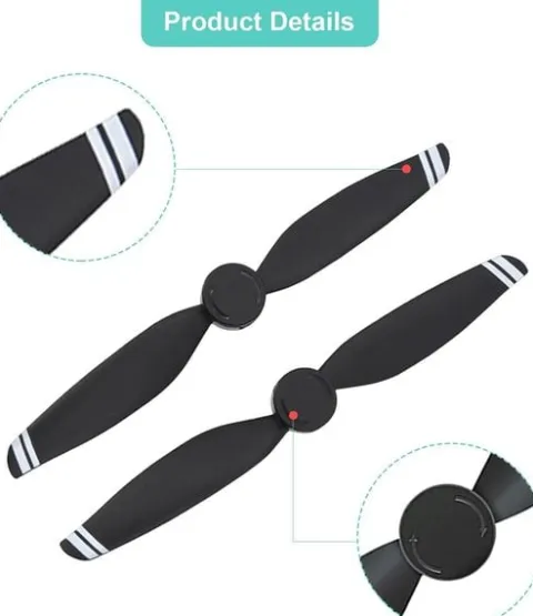 Ciche Śmigła LED 2 Pary do Mavic Air 2 Kolorowe Światła Nocne Akcesoria