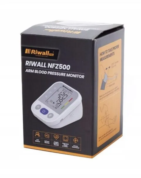 CIŚNIENIOMIERZ MEDYCZNY NARAMIENNY ELEKTRO ARYTMIA BATERIE RIWALL RBP-01