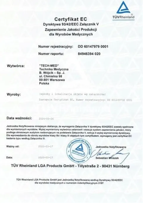 CIŚNIENIOMIERZ NADGARSTKOWY elektroniczny ARYTMIA pamięć 2x120 TECH-MED