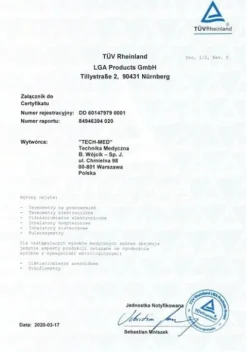 CIŚNIENIOMIERZ NADGARSTKOWY elektroniczny ARYTMIA pamięć 2x120 TECH-MED