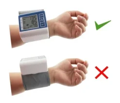 CIŚNIENIOMIERZ NADGARSTKOWY elektroniczny DUŻY WYŚWIETLACZ LCD