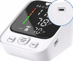 CIŚNIENIOMIERZ NARAMIENNY Automatyczny ZASILANIE USB MÓWI PO POLSKU ARYTMIA