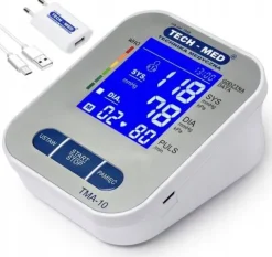 CIŚNIENIOMIERZ NARAMIENNY Z ZASILACZEM USB-C TECH-MED TMA-10 ARYTMIA ETUI