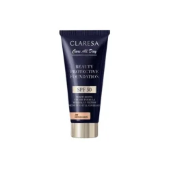 CLARESA Beauty Protective Foundation podkład SPF 50 2W Medium Warm 30 ml