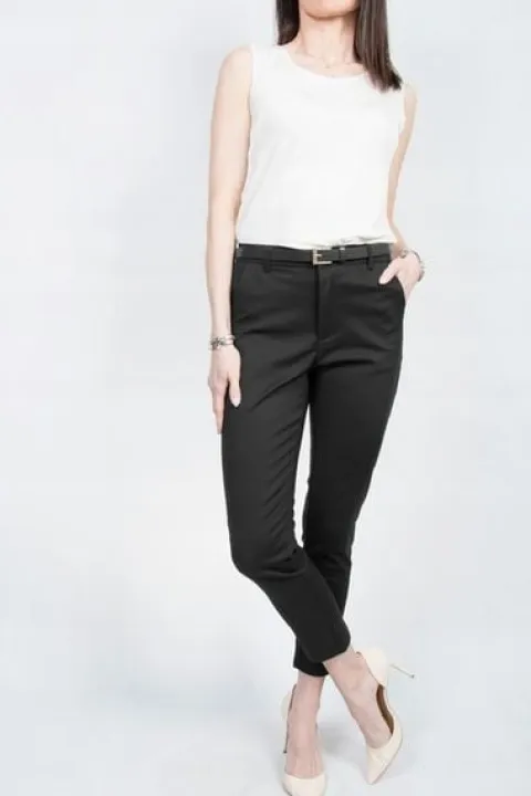 #CL ELEGANCKIE SPODNIE CYGARETKI Push-up roz.46