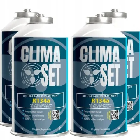 ClimaSet 4x Gaz R134a do nabijania klimatyzacji samochodowej 1,8l
