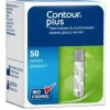 CONTOUR PLUS PASKI TESTOWE POMIAR GLUKOZY WE KRWI 50 SZT.