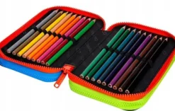 Coolpack Piórnik 3 komory z wyposażeniem kredki ołówki mazaki dla gracza