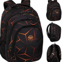 COOLPACK PLECAK SZKOLNY MŁODZIEŻOWY CZARNY 3D
