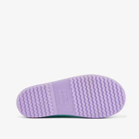 Coqui RAINY COLLAR dziecięce buty 8508-637-4402 LT. MINT/LT. LILA HERO 27