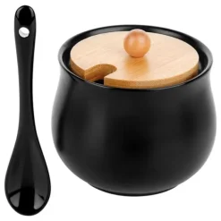 Cukierniczka Ceramiczna Pojemnik Kuchenny do Przechowywania Cukru na Cukier