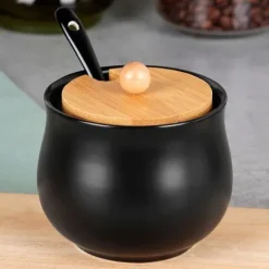 Cukierniczka Ceramiczna Pojemnik Kuchenny do Przechowywania Cukru na Cukier