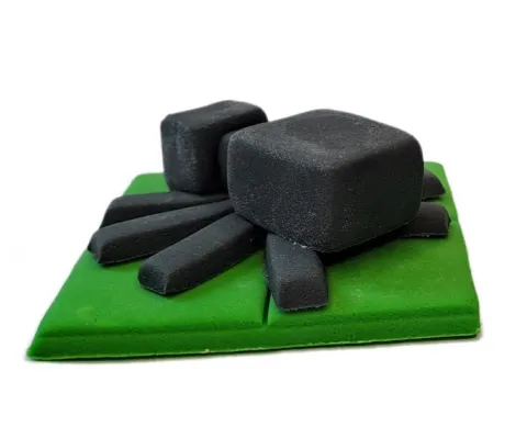 Cukrowa figurka na tort Pająk jak z Minecraft