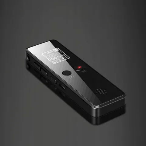 Cyfrowy Rejestrator Głosu 64GB z Redukcją Hałasu do Wykładów, Wywiadów