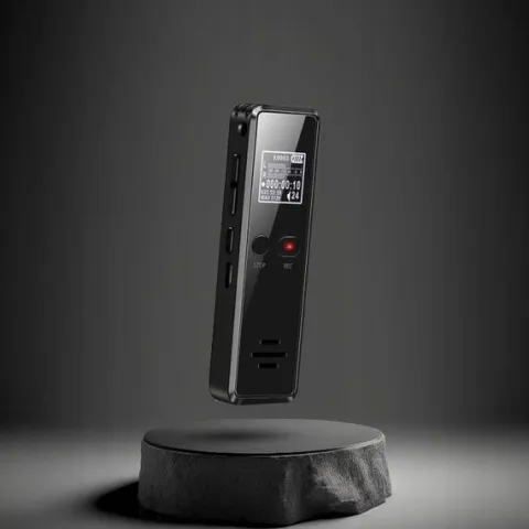 Cyfrowy Rejestrator Głosu 64GB z Redukcją Hałasu do Wykładów, Wywiadów