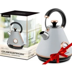 Czajnik elektryczny z termometrem 1,7L Berdsen BD-701 szary
