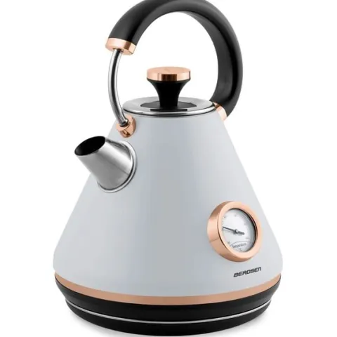 Czajnik elektryczny z termometrem 1,7L Berdsen BD-701 szary