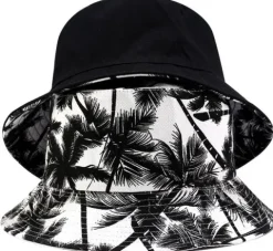 Czapka BUCKET HAT kapelusz RYBACKI dwustronny Palmy KR4_Palmy