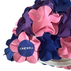 Czepek pływacki Crowell Ucho Bora srebrny kol.4 152cm