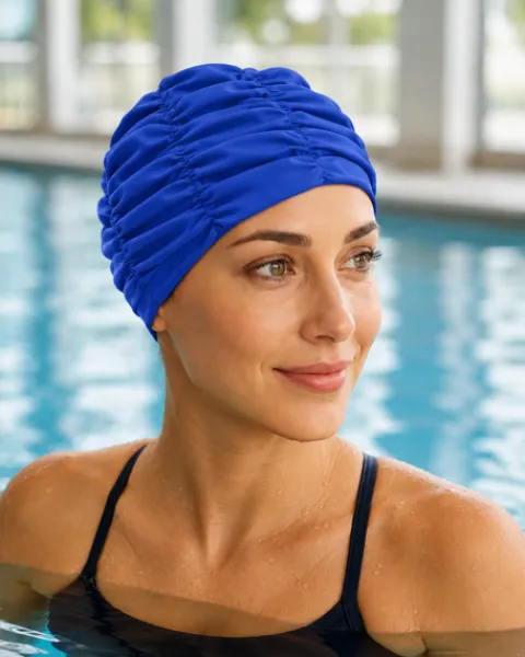 Czepek pływacki materiałowy damski Aqua-Sport Poliester Lady Comfort