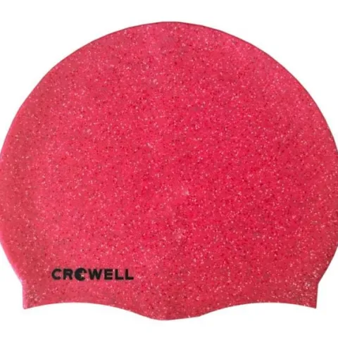 Czepek pływacki silikonowy Crowell Recycling Pearl różowy kol.3 N/A