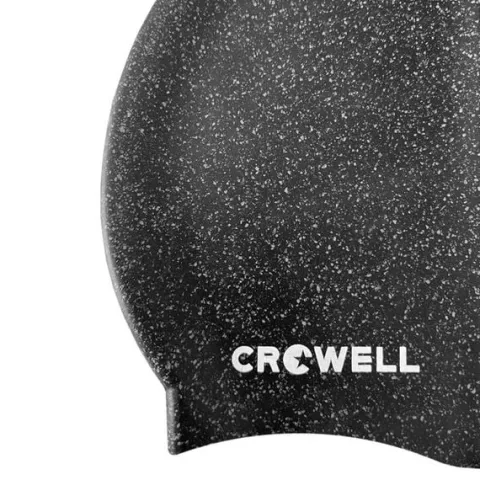 Czepek pływacki silikonowy Crowell Recycling Pearl czarny kol.1 164 cm