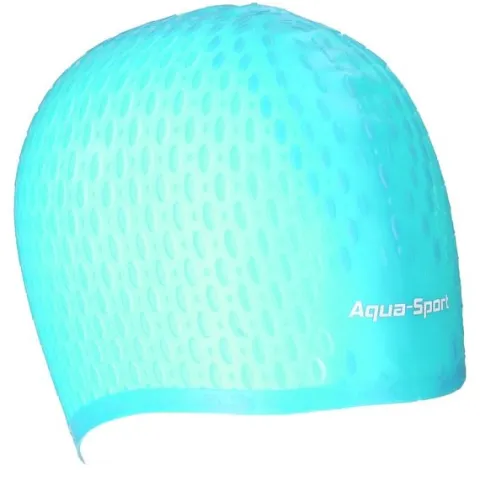 Czepek pływacki silikonowy na długie włosy na basen bąbelkowy Aqua-Sport