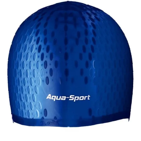 Czepek pływacki silikonowy na długie włosy na basen bąbelkowy Aqua-Sport