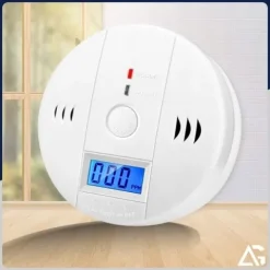 CZUJNIK CZADU GAZU WYKRYWACZ DETEKTOR TLENKU WĘGLA BEZPRZEWODOWY LCD ALARM