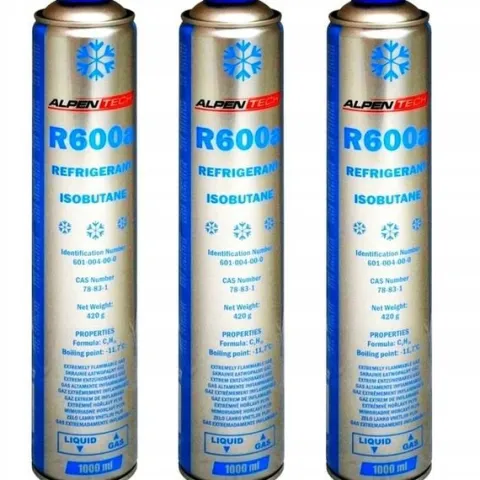 Czynnik Chłodniczy Izobutan GAZ R600a 420g x 3