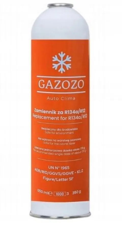 CZYNNIK CHŁODNICZY za R134a / R12 DUŻA BUTLA 650ml