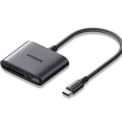 Czytnik Kart UGREEN CM387 USB-C i USB DO SD TF Szybki Transfer
