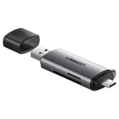 Czytnik Kart UGREEN CM185 USB i USB-C SD microSD DO Windows