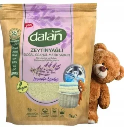Dalan - naturalne granulki mydlane z oliwą z oliwek Powiew Lawendy 1kg