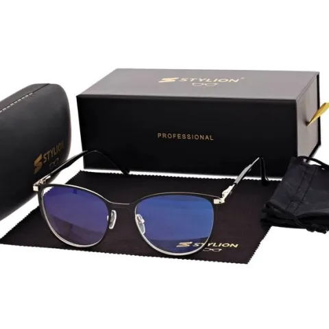 Damskie okulary +0.50 do czytania i komputera z filtrem Blue Light STL277