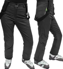 DAMSKIE SPODNIE NARCIARSKIE ZIMOWE SNOWBOARDOWE ZIMA CZARNE roz. XL